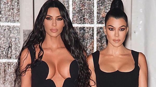Courtney and Kim Kardashian 