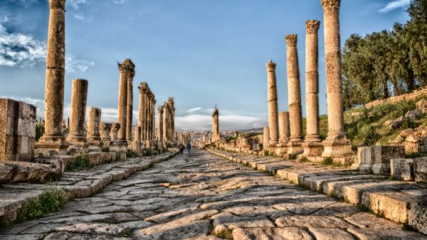 in jerash jordan the antique archeological site classical heritage for tourist. (Shutterstock/ File Photo)