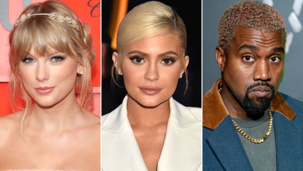 كانيه ويست وكايلي جينر وتايلور سويفت