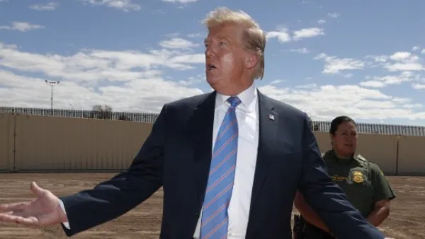 The Trump administration has not installed a single mile of new wall in a previously fenceless part of the U.S.-Mexico border (Twitter)