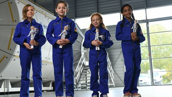 The release of the doll honouring Ms Cristoforetti comes as it is revealed female space pioneers go relatively unknown in history. (Barbie)
