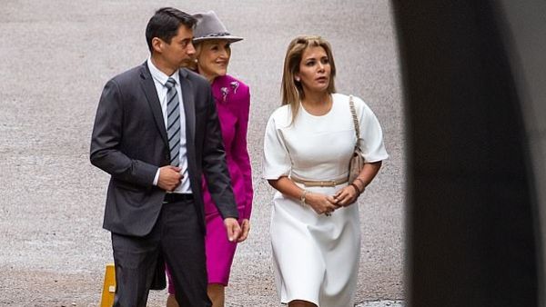 Princess Haya Bint al-Hussein has been seen for the first time today. (Mark Thomas/ i-Image)