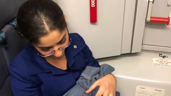A Filipina woman reportedly went into labour mid-air on the Beirut-bound flight from Doha. (Facebook)