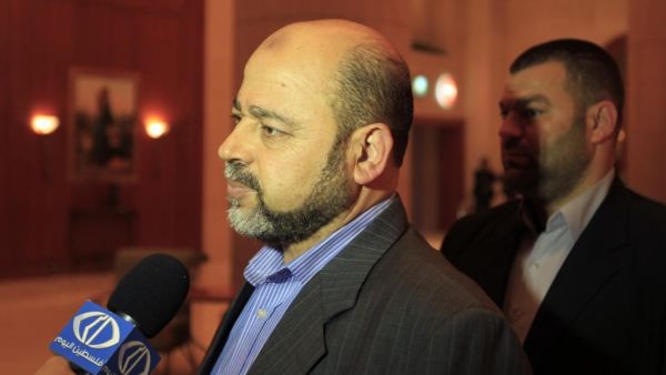 Palestinian Hamas leader Moussa Abu Marzouq speaks to the press before a meeting with various Palestinian factions in Cairo. (AFP/ File Photo)