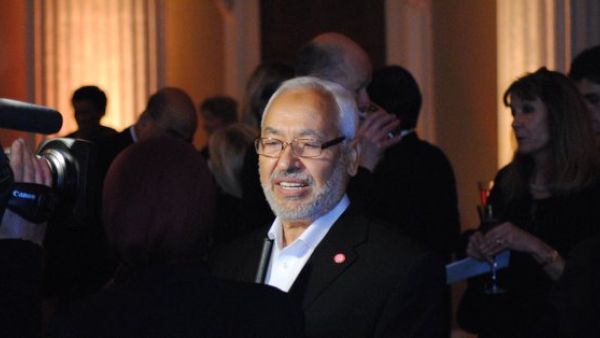 Rached Ghannouchi, the leader of Tunisia’s moderate Islamist Ennahda party (Twitter)