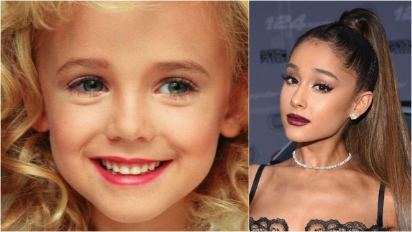 أريانا غراندي والطفلة جونبيت رمزي