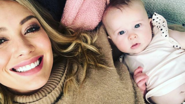 Haylie Duff and her baby Lulu. (Photo: Haylie Duff via Instagram)