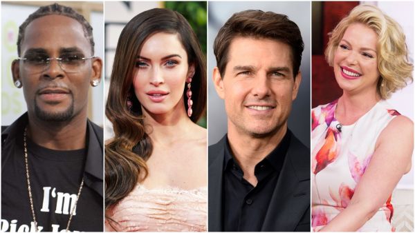 كاثرين هايغل وتوم كروز وميغان فوكس وآر كيلي