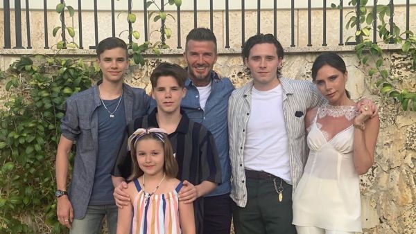 ديفيد وفكتوريا بيكهام وأطفالهم