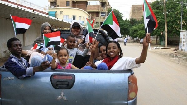 The agreement brought an end to nearly eight months of upheaval that saw masses mobilise against president Omar al-Bashir, who was ousted in April after 30 years in power. (Ebrahim HAMID / AFP)