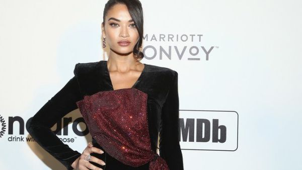 Model Shanina Shaik enjoyed a spot of shopping in Dubai over the weekend AFP