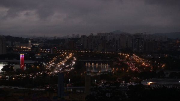 Sao Paulo was covered in black because of the Amazon fire which blocked out the sun. (Twitter)