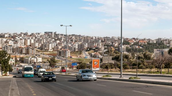 Road with cars in the capital of Jordan, Amman (Shutterstock)	