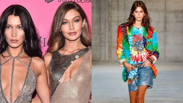 بيلا حديد راعية بقر وشقيقتها جيجي حافية القدمين.. خلال عرض مارك جاكوبس!