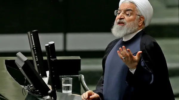 Iran's President Hassan Rouhani addresses parliament in the capital Tehran on September 3, 2019. (AFP/ File Photo)