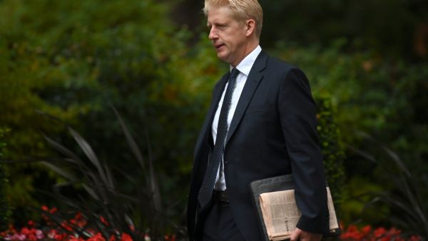 Britain's Minister of State for Universities Jo Johnson arrives to attend a meeting of the Cabinet at 10 Downing Street in central London on September 4, 2019. (AFP/ File Photo)