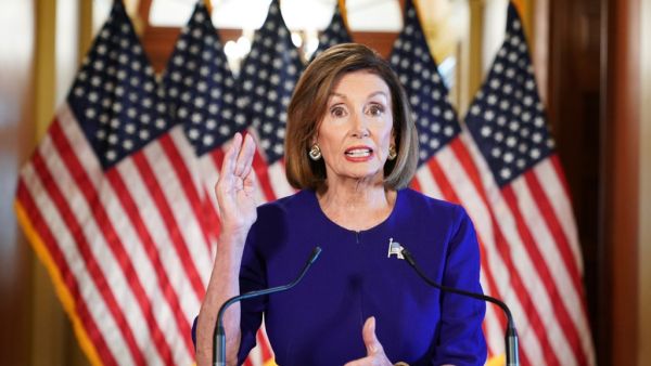 US Speaker of the House Nancy Pelosi, Democrat of California, announces a formal impeachment inquiry of US President Donald Trump on September 24, 2019, in Washington, DC. (AFP/ File Photo)