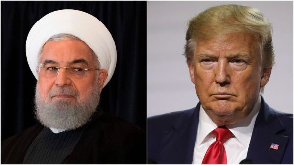 Iranian President Hassan Rouhani (L) and U.S. President Trump. (AFP/ File Photo)