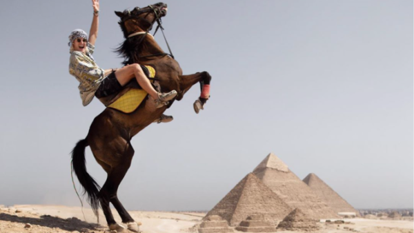 Kramer spent ten days touring Egypt. (Courtesy: @rorykramer official Instagram account)