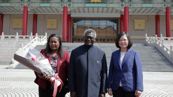 Welcome Solomon Islands PM Manasseh Sogavare to Taiwan (Twitter)