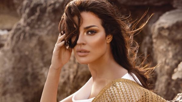 Nadine Njeim posted a photo on her Instagram during her presence at an event for Make Up Forever Source nadine.nassib.njeim Instagram