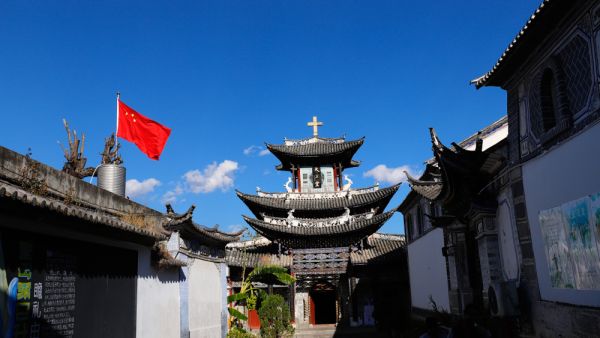 Cathedral of the Sacred Heart the main Catholic church of Dali, Yunnan, China. Dali, Yunnan, China .(Shutterstock/ File Photo)