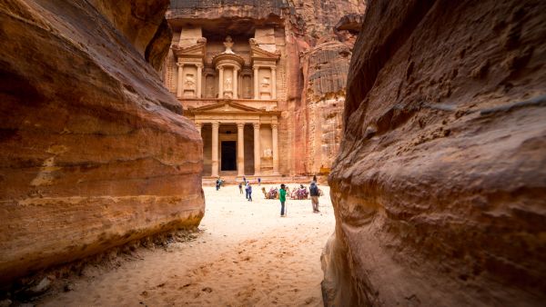Ancient temple in Petra, Jordan (Shutterstock)	 Ancient temple in Petra, Jordan (Shutterstock)