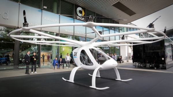 Volocopter aircraft presented at the Frankfurt IAA Motor Show 2017.  (Shutterstock/ File Photo)