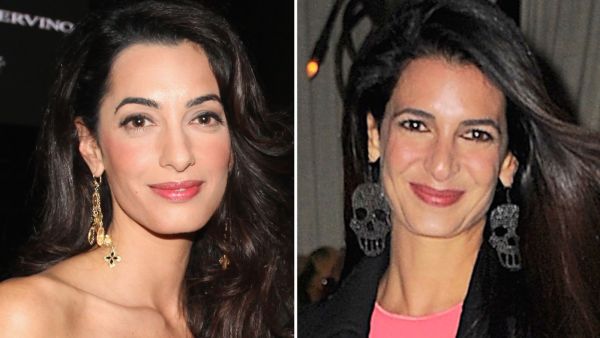 أمل كلوني وشقيقتها تالا