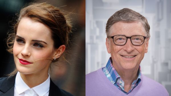 بيل غيتس وإيما واتسون