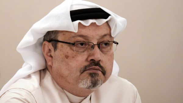 Saudi journalist Jamal Khashoggi attends a press conference in the Bahraini capital Manama. (AFP/ File Photo)