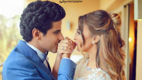 حمدي الميرغني وزوجته إسراء عبد الفتاح 