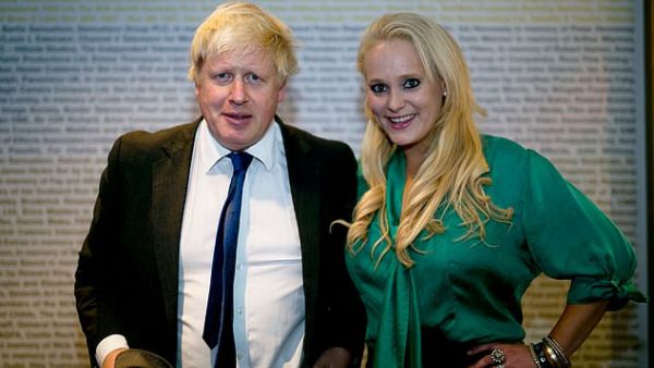 Boris Johnson and Jennifer Arcuri pictured together on October 14, 2014. The PM is facing intense scrutiny about their relationship. (Daily Mail)