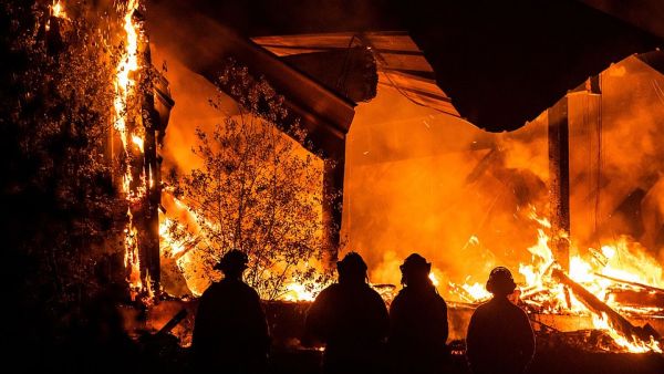Forecasters have issued a rare extreme red flag warning for wildfires in the south of the state, saying the risk of blazes remains very high. (AFP/ File Photo)