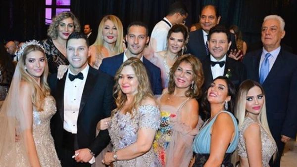 نادية الجندي وزينة من حفل زفاف نجل هاني شاكر