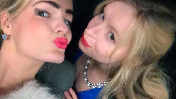 Elizaveta Dubrovina, 22, stabbed sibling Stefania at least 189 times, severing her right ear, a court in St Petersburg ruled. (Twitter)