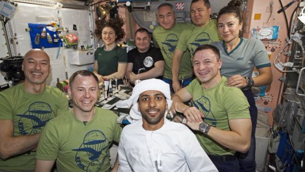 Hazzaa AlMansoori returning to earth on Thursday. (Twitter/@astro_hazzaa )