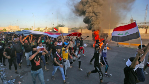 Iraqi protests (AFP file)