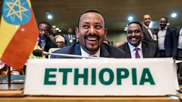 Ethiopian Prime Minister Abiy Ahmed won the 2019 Nobel Peace Prize. (Eduardo Soteras/AFP)