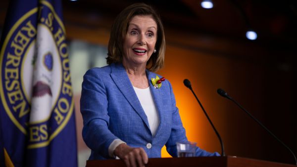 House Speaker Nancy Pelosi holds a press conference. (Shutterstock/ File Photo)