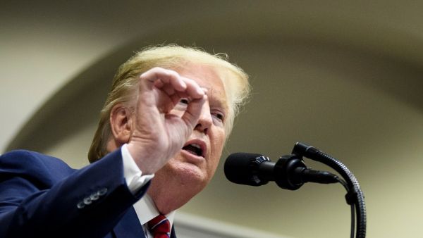 US President Donald Trump delivers remarks on honesty and transparency in healthcare prices at the White House in Washington, DC on November 15, 2019. Brendan Smialowski / AFP