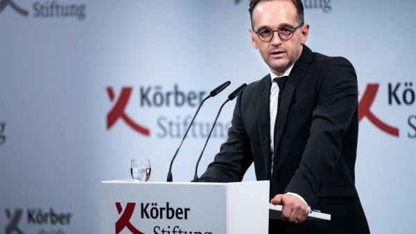 German Foreign Minister Heiko Maas speaks at the "Berlin Foreign Policy Forum" in Berlin, on November 26, 2019. Bernd von Jutrczenka / dpa / AFP