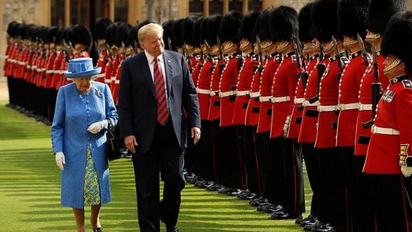 Mr Trump will be received by the Queen, in an unprecedented second visit in a single year by a US President following his State visit in June. (AFP/ File Photo)