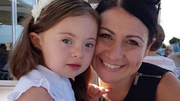 Francesca's proud mother Michelle, 43, hopes her daughter can follow in Madeline's footsteps and raise awareness about Down's syndrome. (Facebook)