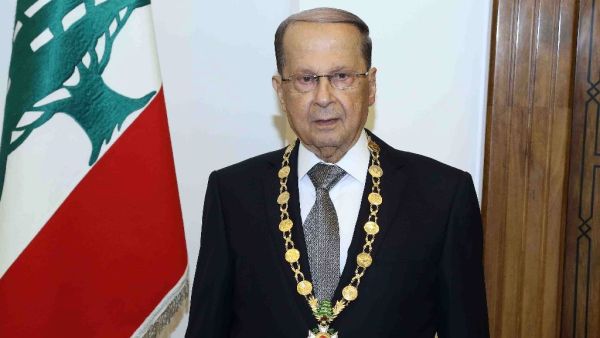 Lebanese President Michel Aoun has promised to protect the country from spillover from the war in Syria (AFP Photo)