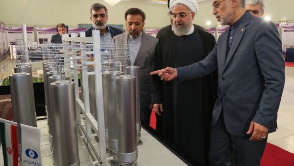Iran is launching a new array of 30 advanced IR-6 centrifuges on Monday, the country’s nuclear chief Ali Akbar Salehi says (Twitter)