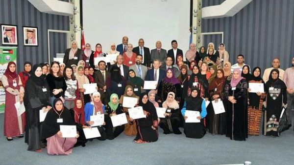 Bedouin women graduate from JUST (Twitter)