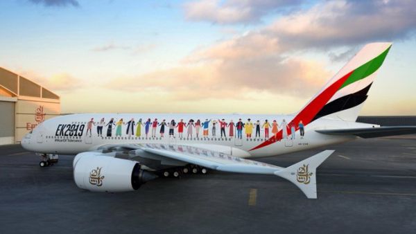 ‘Year of Tolerance’ Airbus A380 (Twitter)
