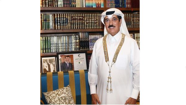 الدكتور حمد بن عبد العزيز الكواري سعادة الدكتور الكواري، السفير الفخري المقيم لجامعة جورجتاون في قطر يلقي محاضرة عامة