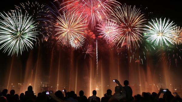 UAE National Day Fireworks